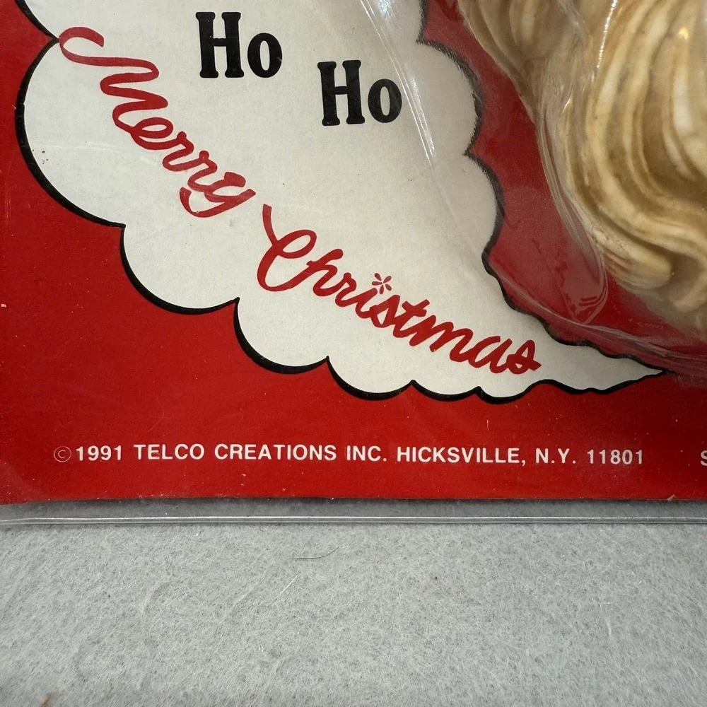 Vintage Telco Talking‎ Santa Door Decoration Motion Activated Light Up 1991 NOS
